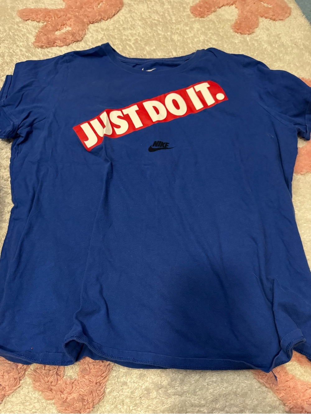 Nike Blue "Just Do It." Short Sleeve Tee